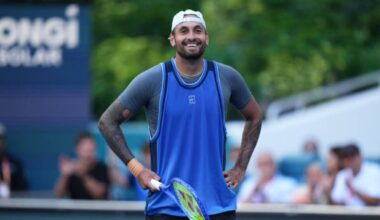 Kyrgios Returns to the Court as if He Had Never Left: This is What He Did to Shelton in an Exhibition. Photo: Gettyimages
