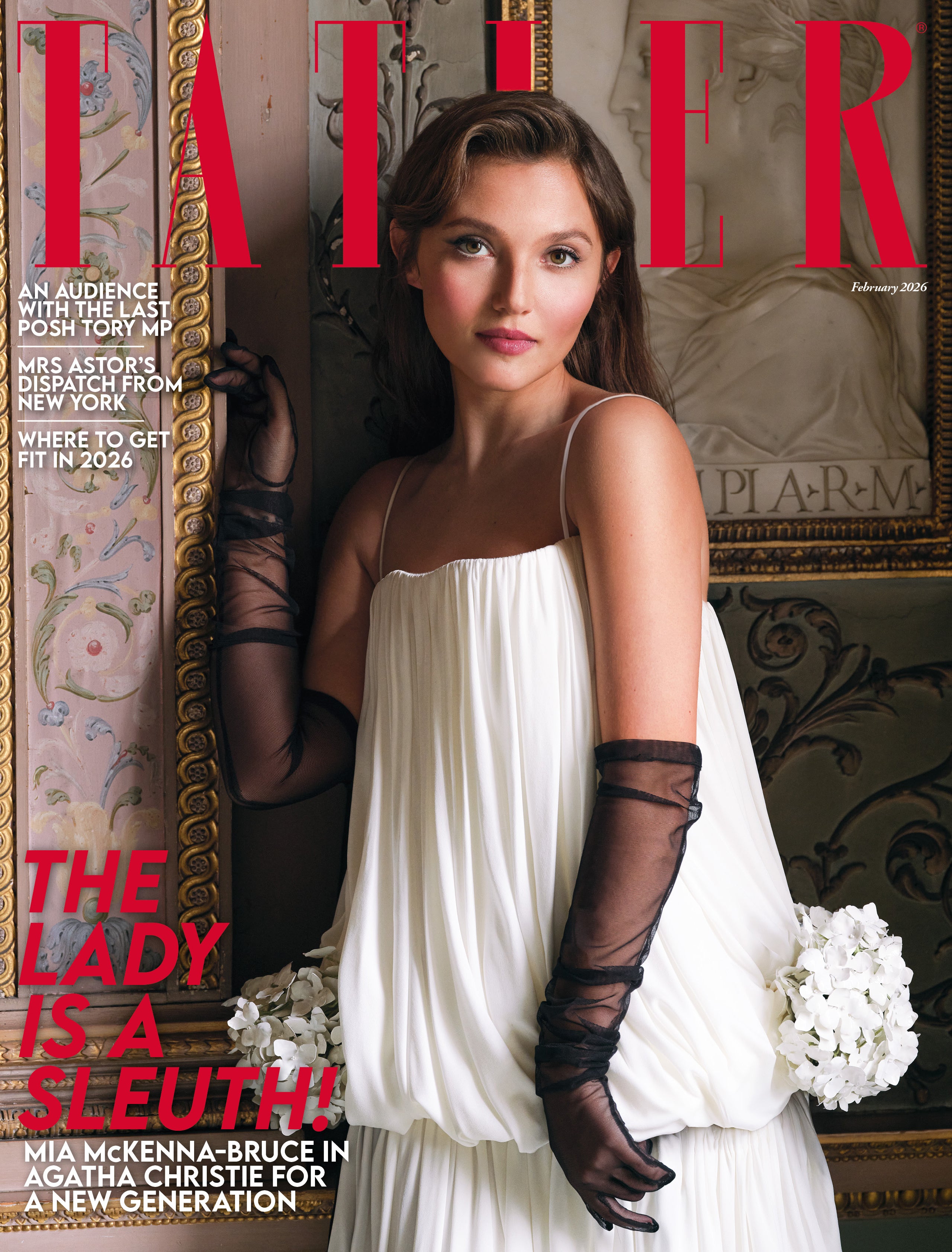 Mia McKenna-Bruce on the cover of Tatler Magazine
