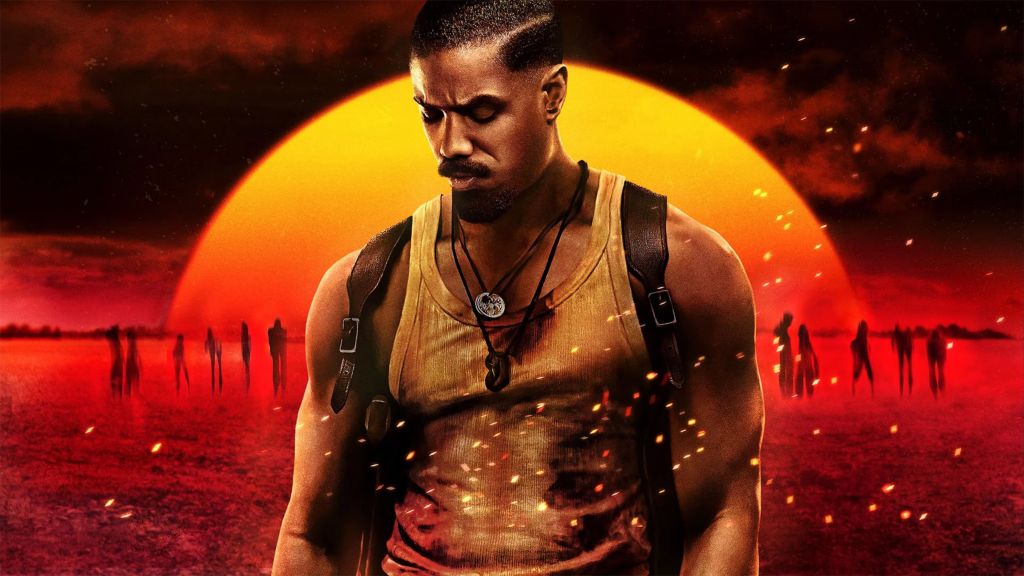 Michael B Jordan in the poster of Sinners