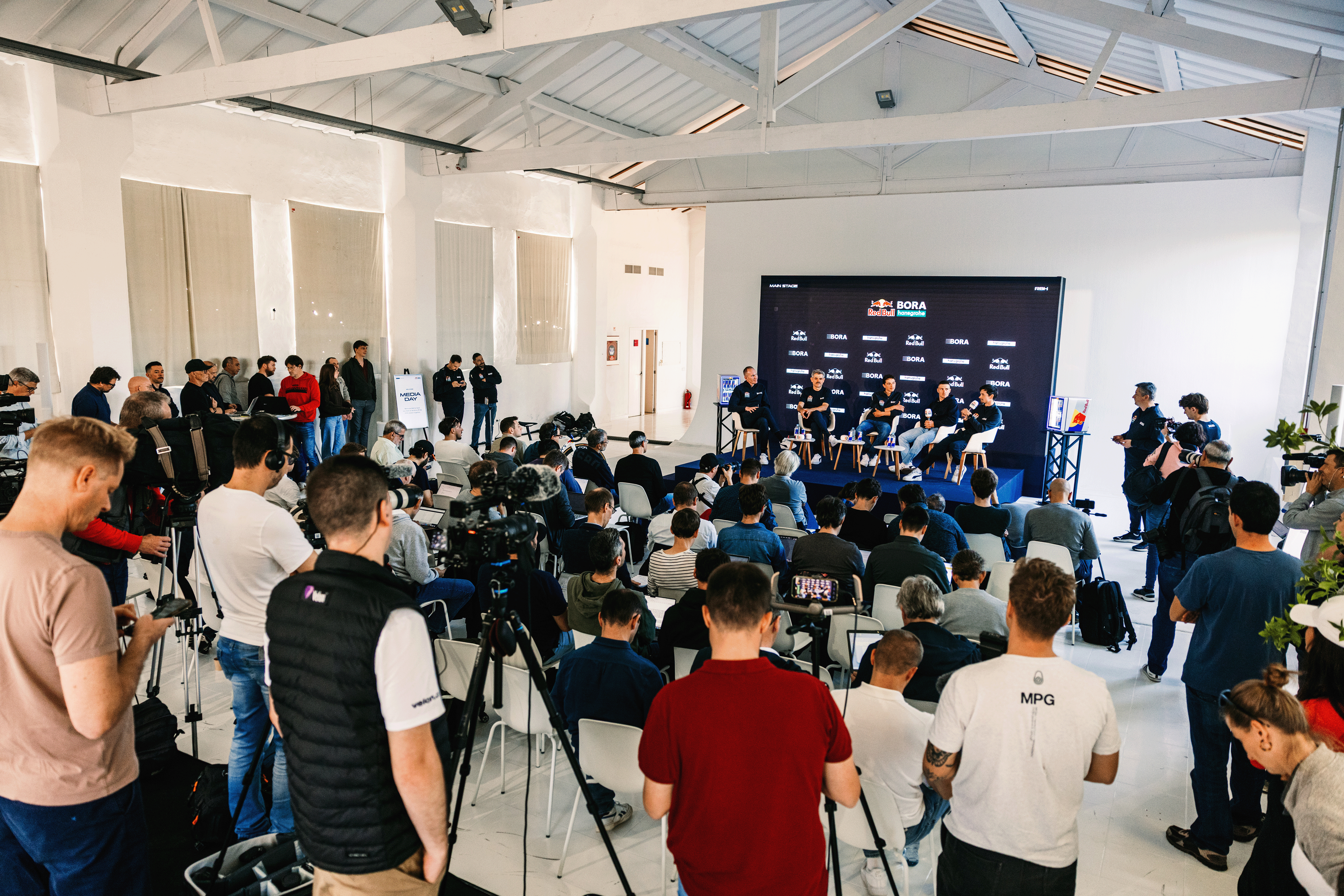 Big media turnout for Red Bull-Bora-Hansgrohe's 2025 press day in Mallorca