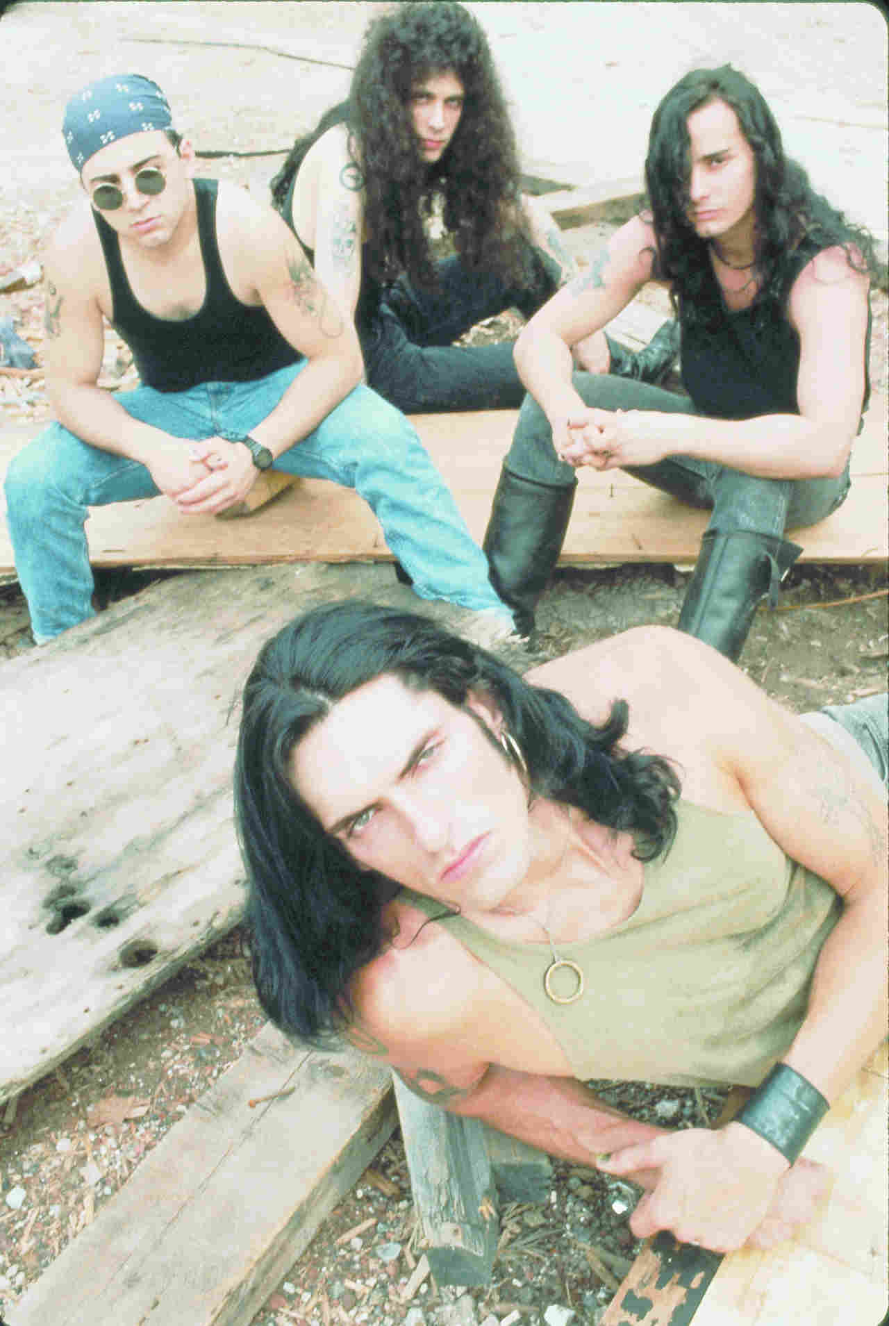 Type O Negative posing for a photograph in 1993