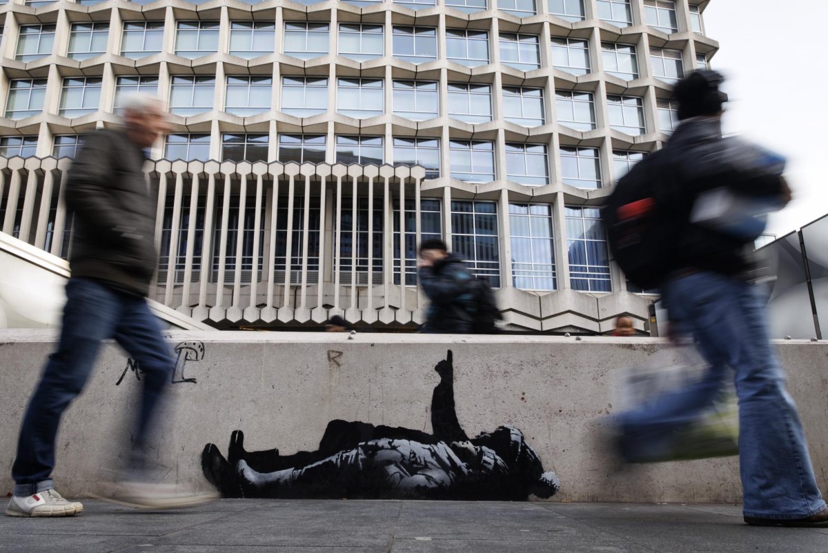 New Bansky mural appears in London