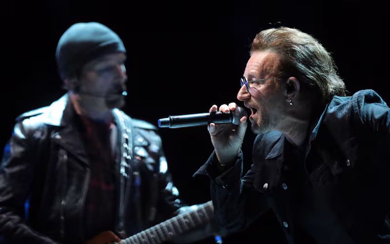 U2 was under consideration for a special Eiffel Tower performance
