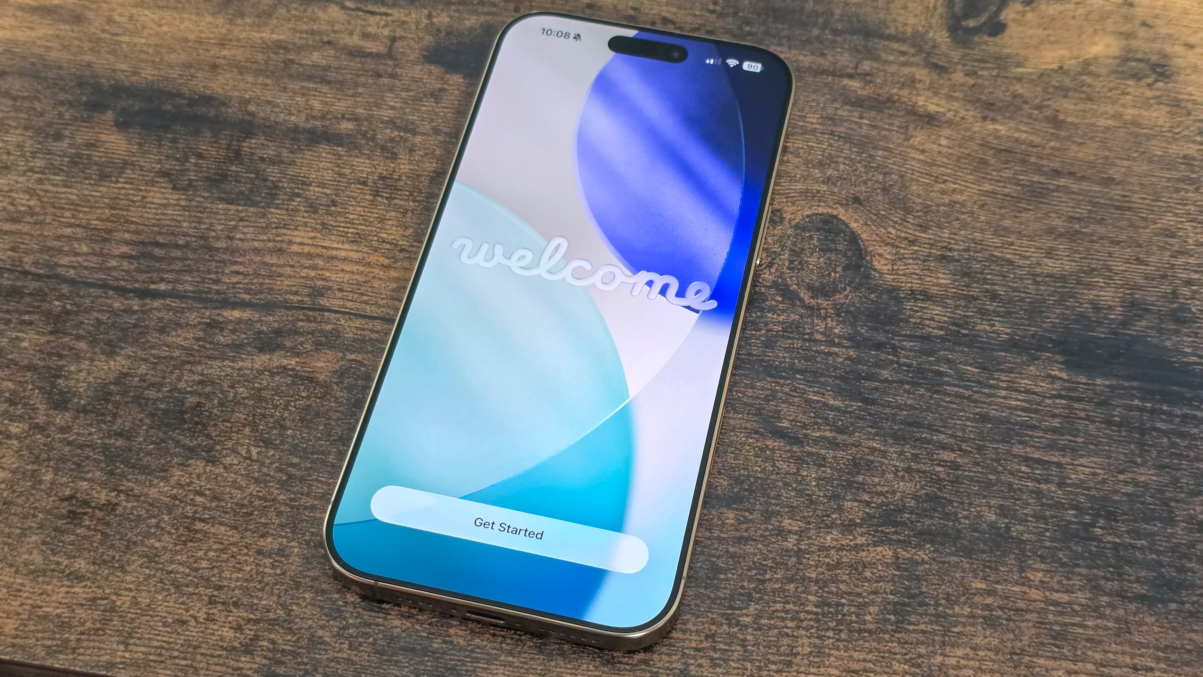 iOS 26 beta 4 welcome screen