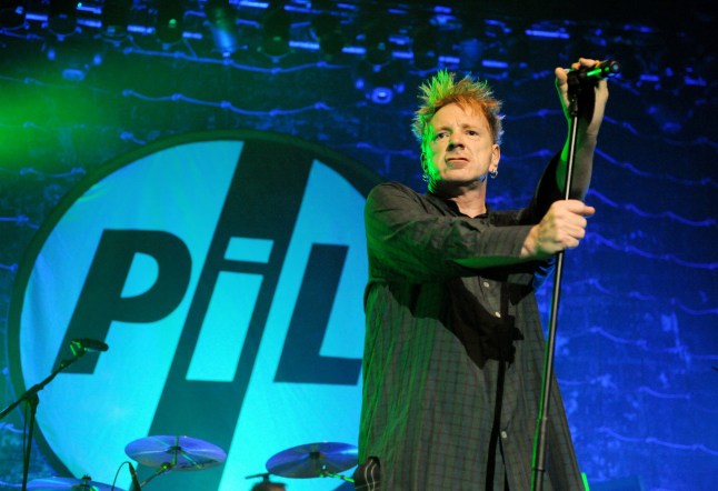 Picture By: Duncan Bryceland - Picture shows John Lydon performing with Public Image Ltd (PIL) on the third night of their seven date reunion tour at the O2 Academy, Glasgow, Scotland, UK 18th December 2009. Singer John Lydon was formerly known as Johnny Rotton and was the frontman for the notorious English Punk band the Sex Pistols who produced an array of infamous songs such as 'God Save The Queen', 'Anarchy In the UK', 'Holiday In The Sun' and 'Pretty Vacant'. The shows mark the 30th Anniversary of the release of PIL's groundbreaking 'Metal Box' album and the gig showcased their whole career including their eponymous seminal single 'Public Image', 'Flowers of Romance', '(This is Not a) Love Song' and 'Rise'.