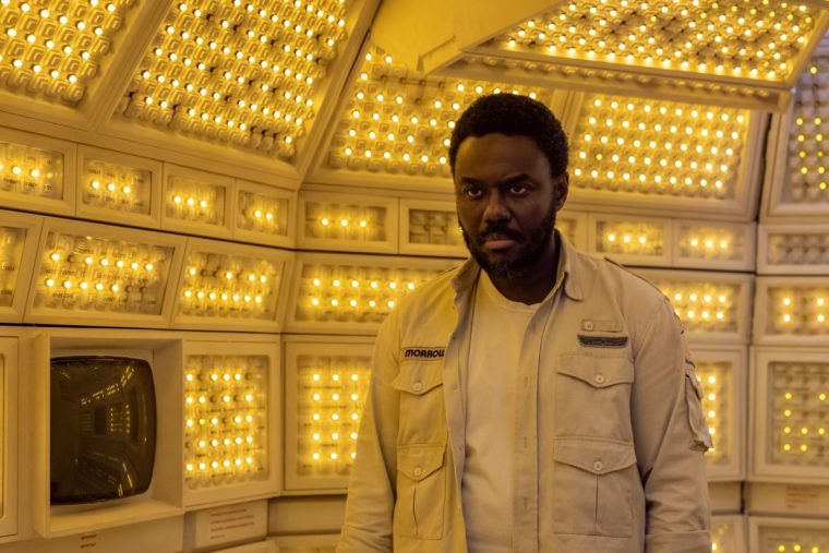 FX's Alien: Earth -- Pictured: Babou Ceesay as Morrow. CR: Patrick Brown/FX Alien: Earth TV still FX Disney+ Provided by leo.dawson@organic-publicity.com