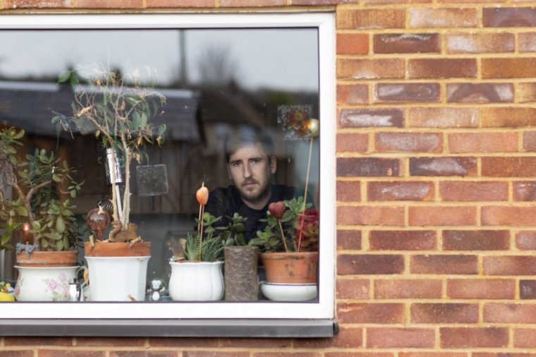 Luke Bunker, 29, suffers from silicosis and emphysema, and now lives with his Nan in Royston.