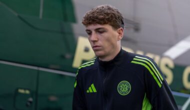 Arne Engels arrives at Easter Road