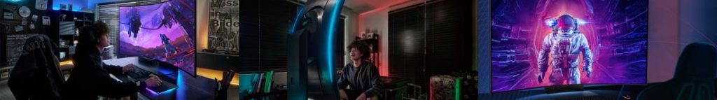 A man sitting in a room with a machine