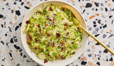 This Brussels Sprouts Salad Is Perfect for Holiday Meals