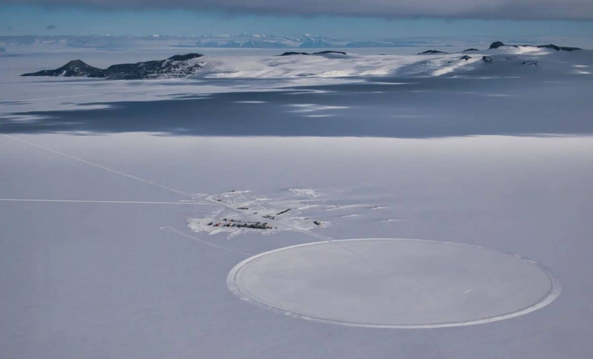 Situated About Eight Miles From Mcmurdo Station, Nasa’s Long Duration Balloon Camp Lies On Antarctica’s Ross Ice Shelf.