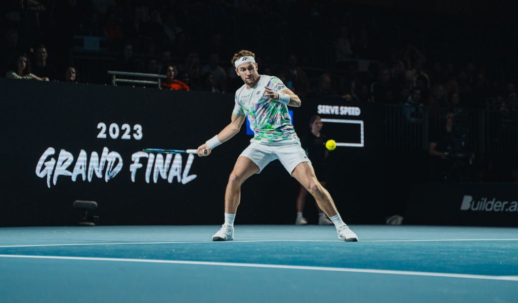 Casper Ruud at the UTS Grand Final in London