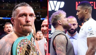 Oleksandr Usyk sums up Anthony Joshua vs Jake Paul fight perfectly