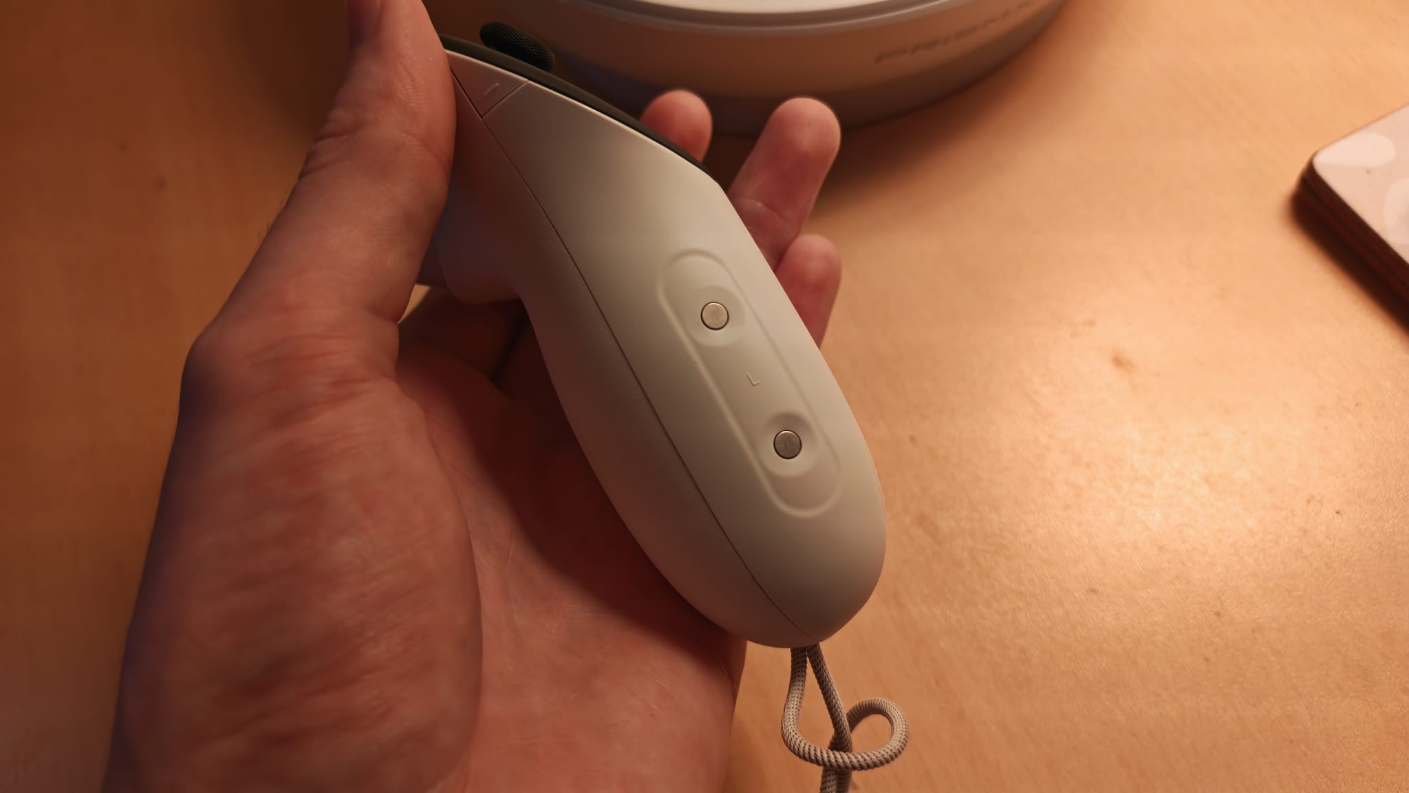 The replacement controller panels for the Quest 3 controllers supplied by PrismXR