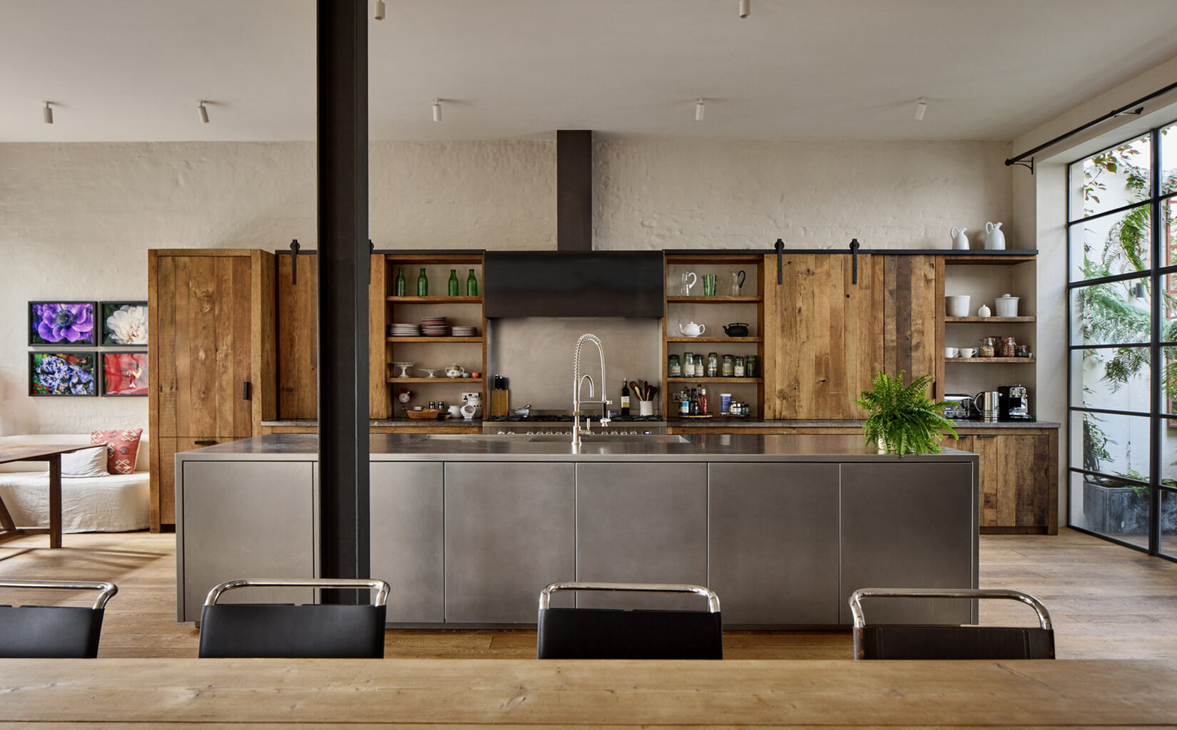 There’s a lot of house in this converted London warehouse