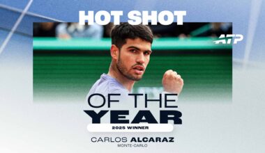 Carlos Alcaraz wins 2025 Hot Shot of the Year | ATP Tour