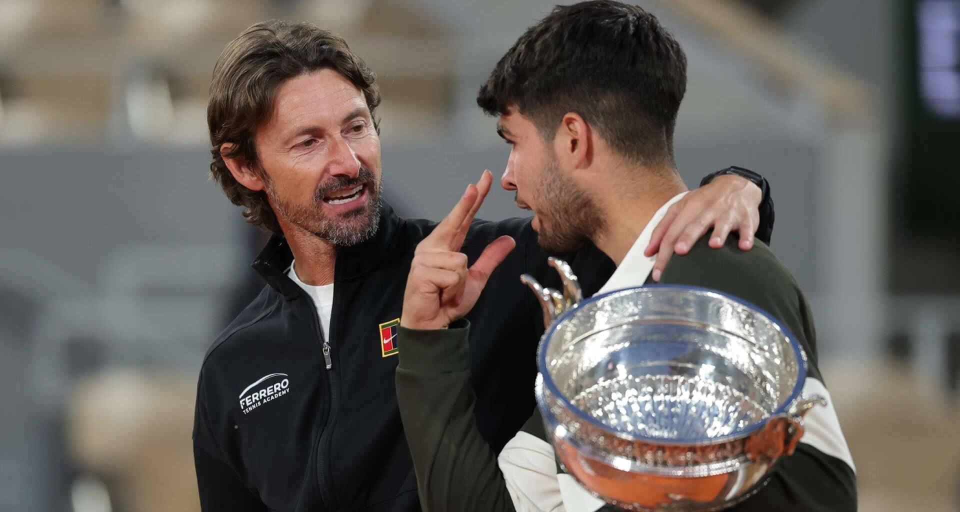 Carlos Alcaraz won six Grand Slam titles under the guidance of Juan Carlos Ferrero.