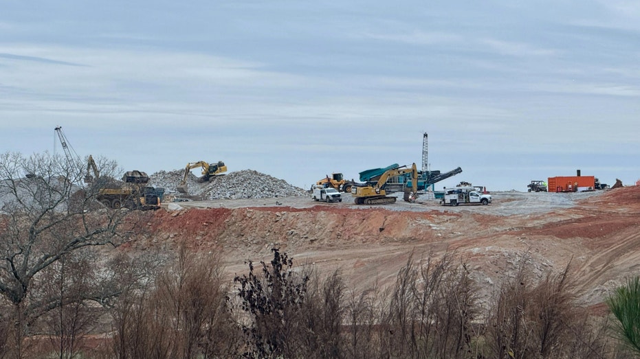 Amazon data center construction site.