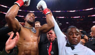 Anthony Joshua's preferred next fight option over Tyson Fury named after Jake Paul win
