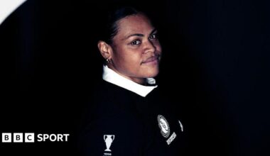 Tanya Kalounivale of New Zealand poses for a portrait during the New Zealand Women's Rugby World Cup 2025 Portrait Session