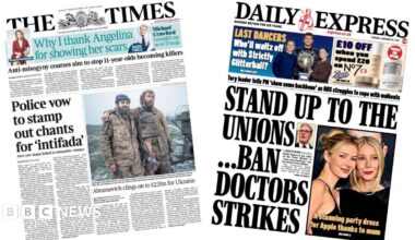 The headline on the front page of the Metro reads: "Starmer in £2.5bn Chelsea transfer demand".