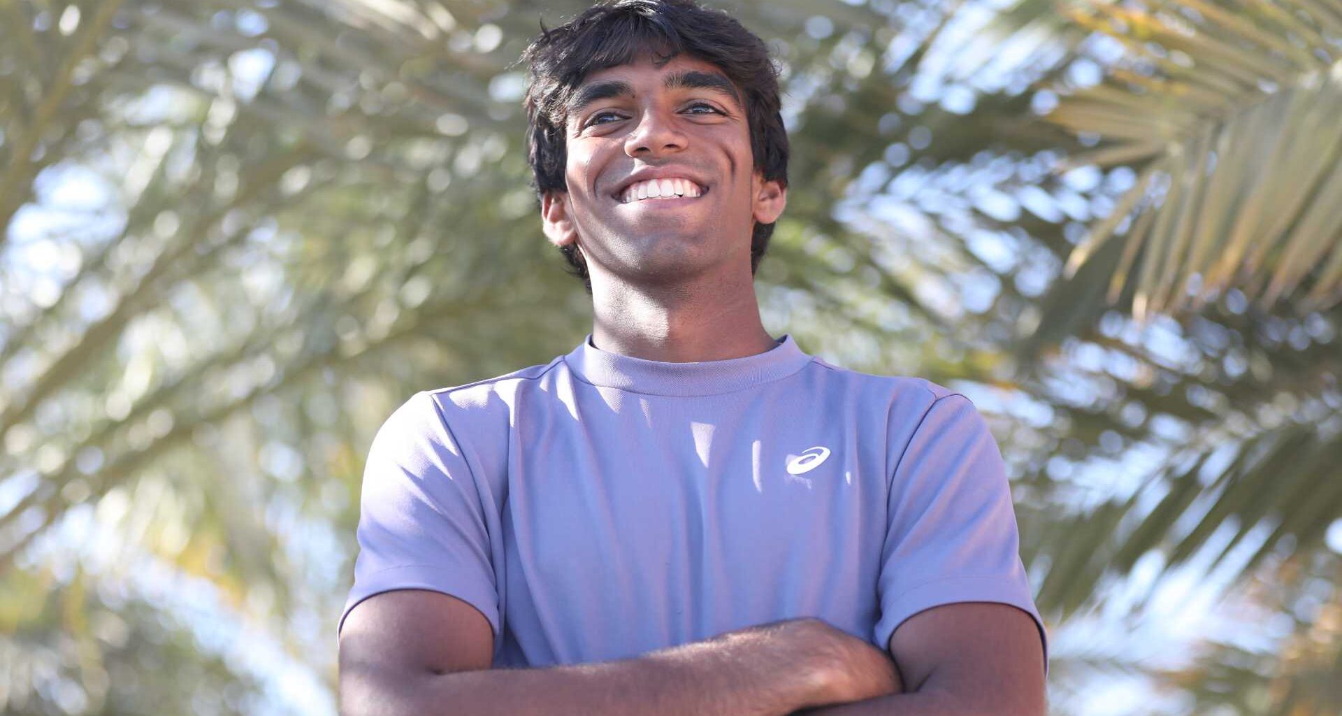 Nishesh Basavareddy reached a career-high No. 99 in the PIF ATP Rankings in June.