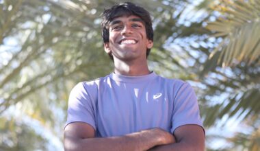 Nishesh Basavareddy reached a career-high No. 99 in the PIF ATP Rankings in June.