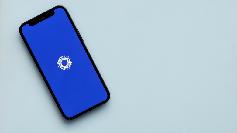 Be My Eyes app on an iphone