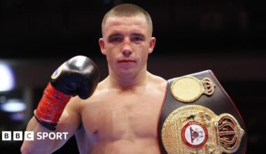 WBA featherweight champion Nick Ball