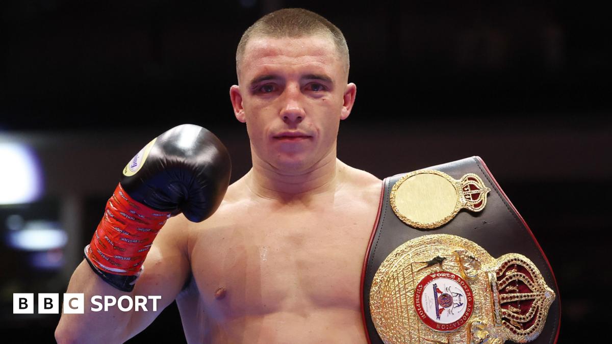 WBA featherweight champion Nick Ball