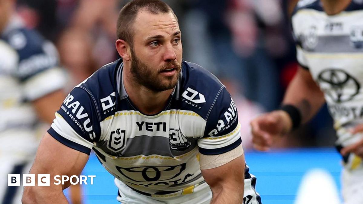 Karl Lawton in action for North Queensland Cowboys in the NRL