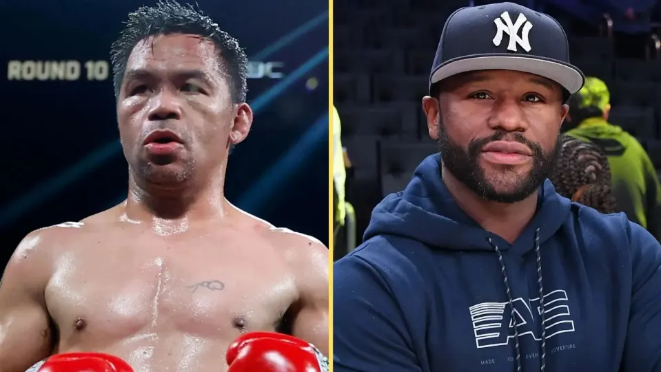 Manny Pacquiao and Floyd Mayweather