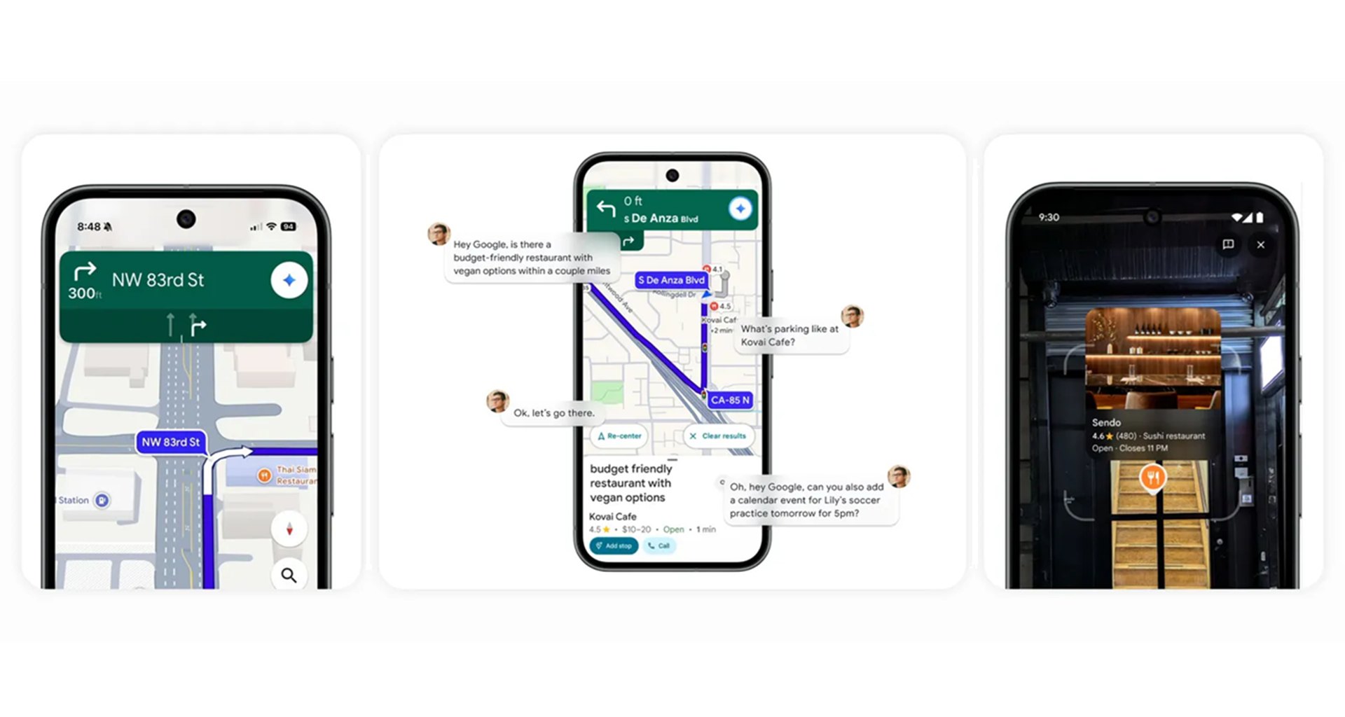 I tried talking to Google Maps with Gemini, and it actually understood what I wanted