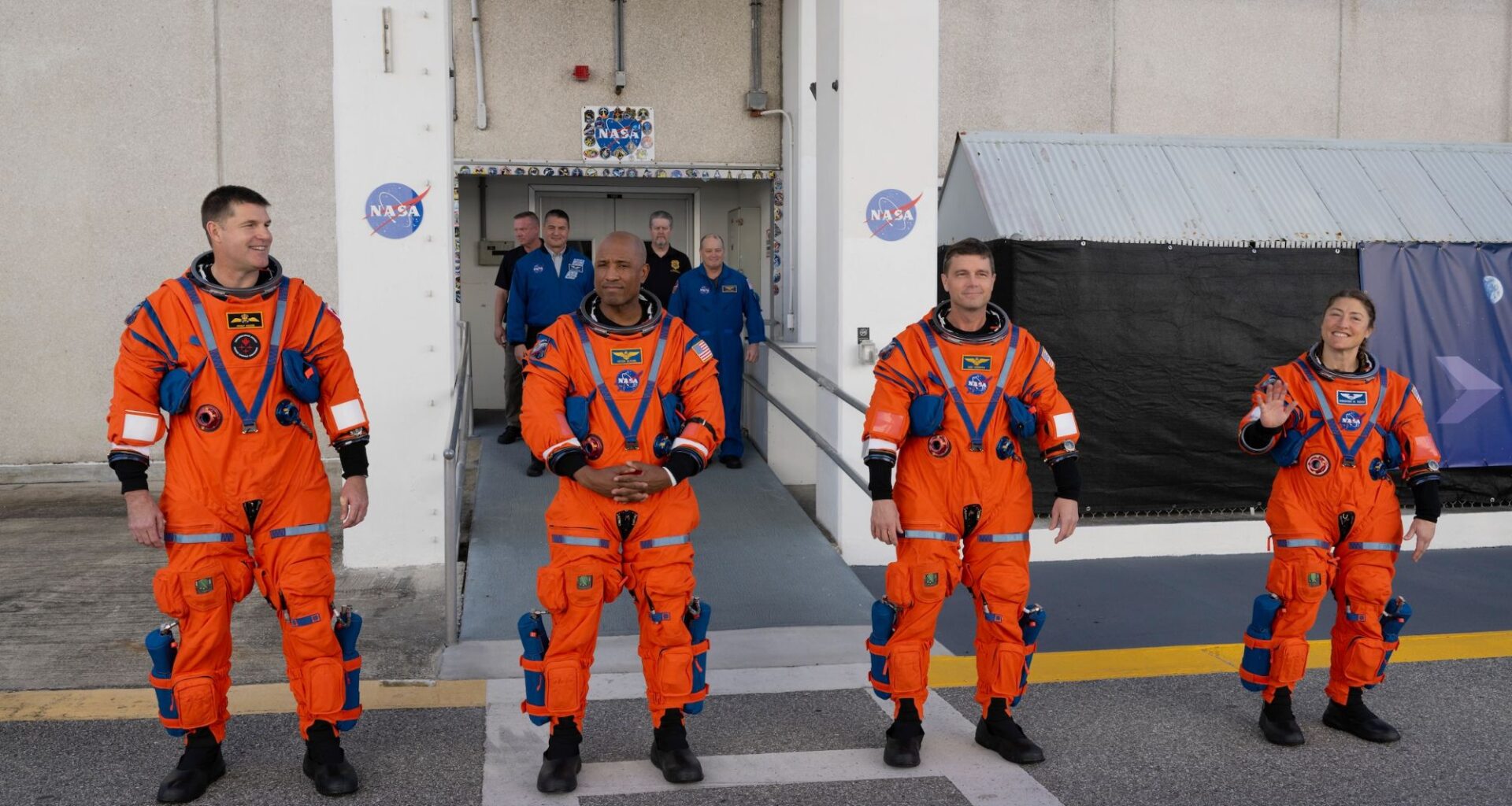 Artemis 2 moon astronauts rehearse for launch day (photos)