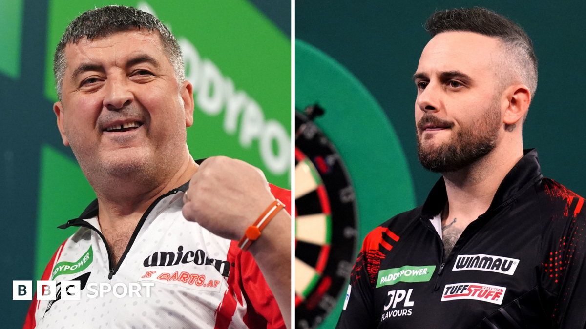 Split picture of Mensur Suljovic and Joe Cullen