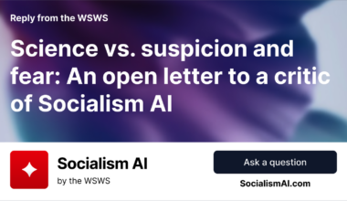 Science vs. suspicion and fear: An Open Letter to a critic of Socialism AI