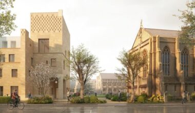 Feilden Fowles submits plans for contest-winning Oxford college job