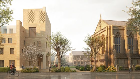 Feilden Fowles submits plans for contest-winning Oxford college job