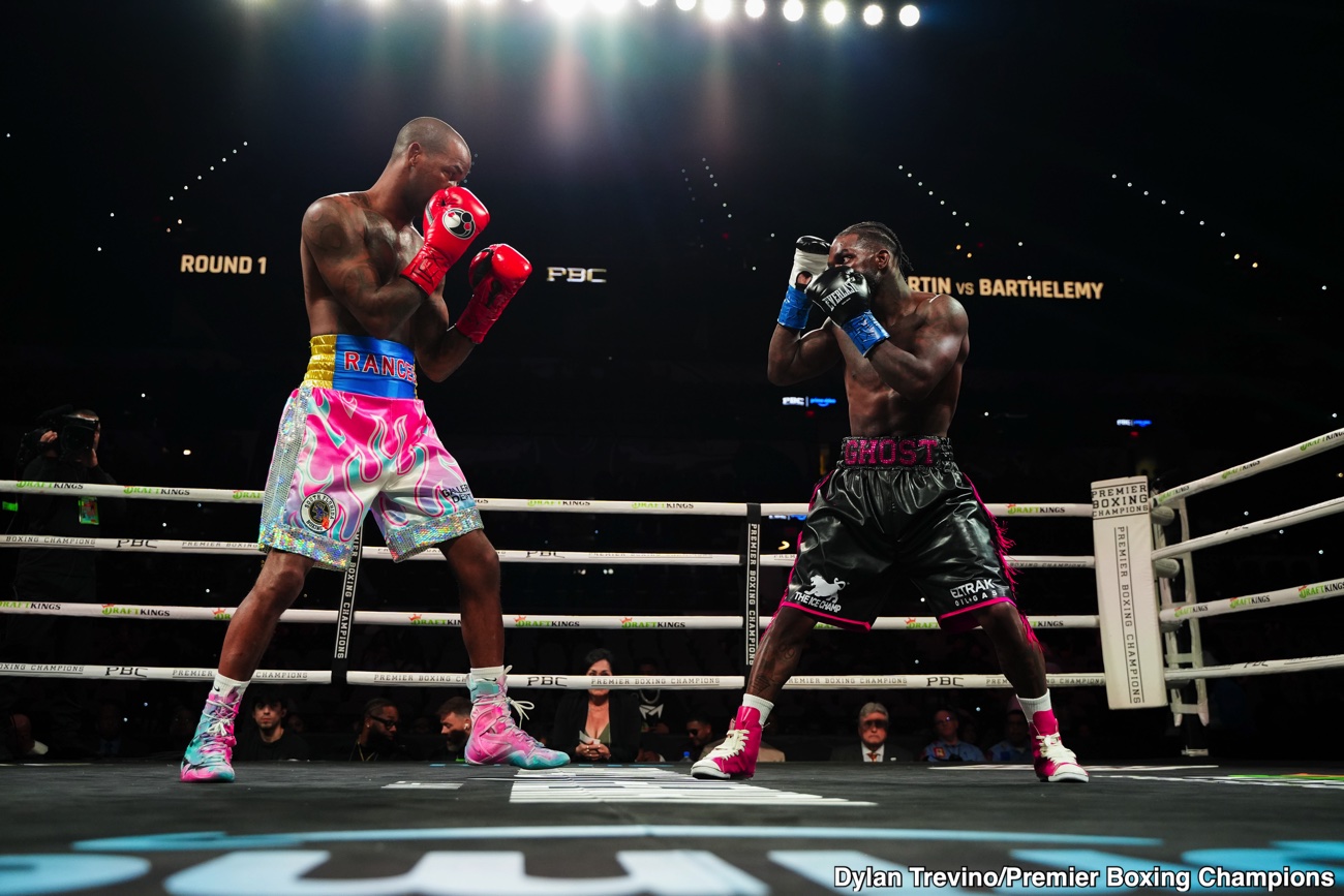 Image: Boxing Results: Frank Martin Flattens Barthelemy in 4th-Round KO