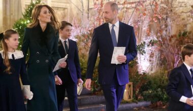 Photos of the Wales Family At Their "Together At Christmas" Carol Service