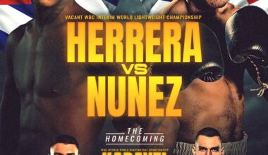 Jadier Herrera vs Ricardo Nunez joins Kabayel vs Knyba