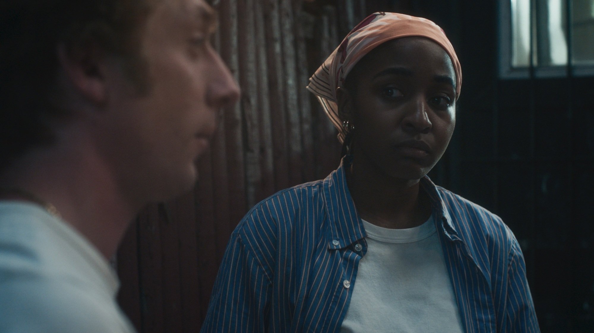 Jeremy Allen White and Ayo Edebiri in 