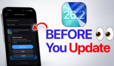 Guide to preparing your iPhone for the iOS 26.2 update