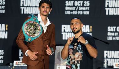 Sebastian Fundora-Keith Thurman 154-pound title clash being targeted for early 2026