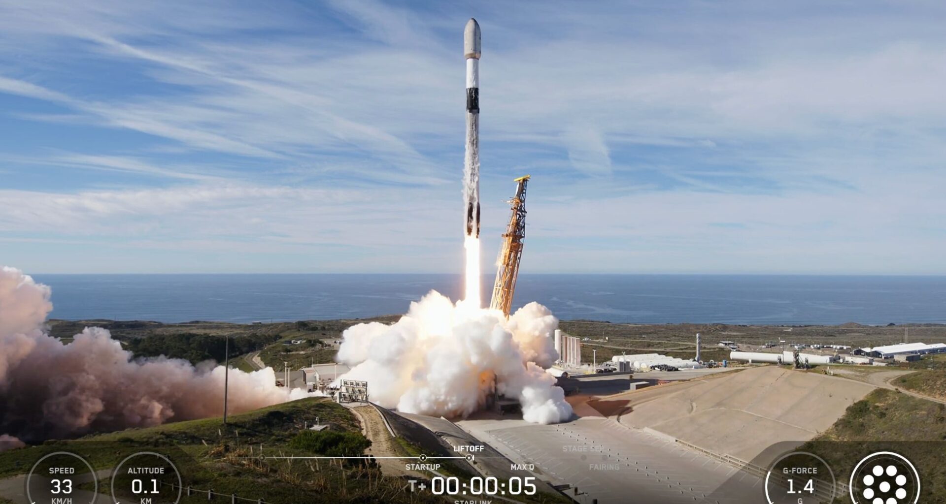 SpaceX launches 28 Starlink satellites to orbit from California