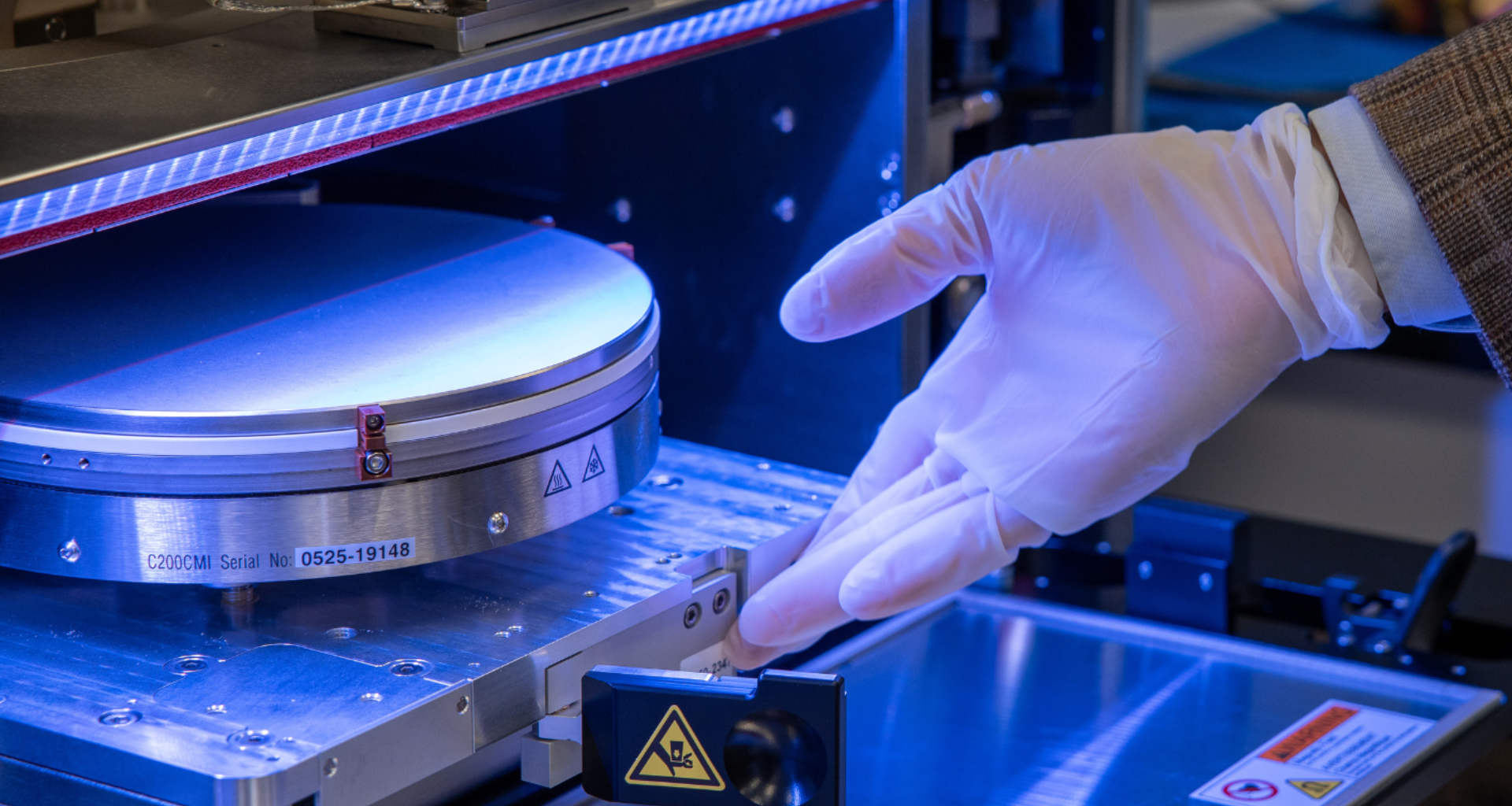 To test the new chips, the researchers used a special machine to perform automated electrical characterization of the designs on a wafer of chips.