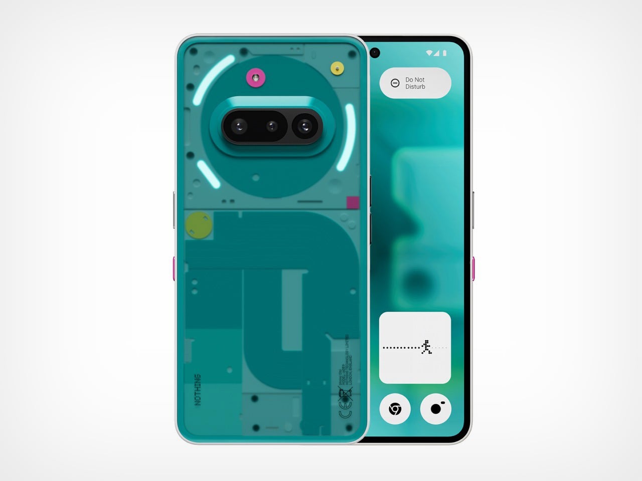 This teal Nothing Phone 3a Community Edition looks like a Game Boy for grown‑ups