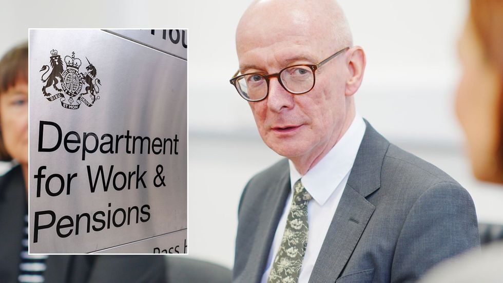 Pat McFadden and DWP sign