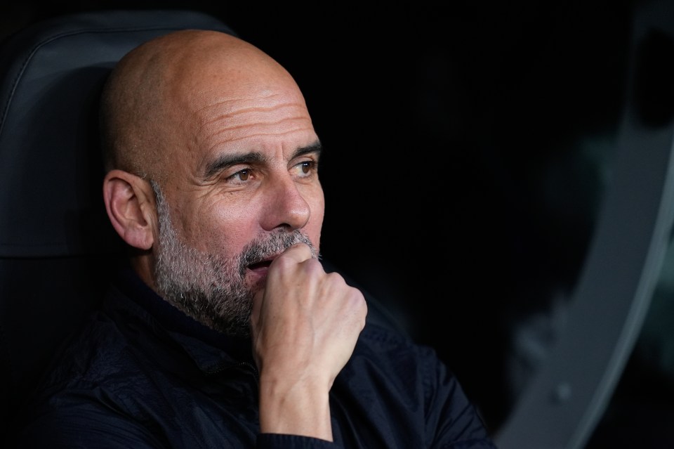 Man City manager Pep Guardiola