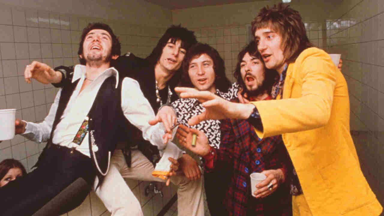 The Faces posing for a photograph in 1971